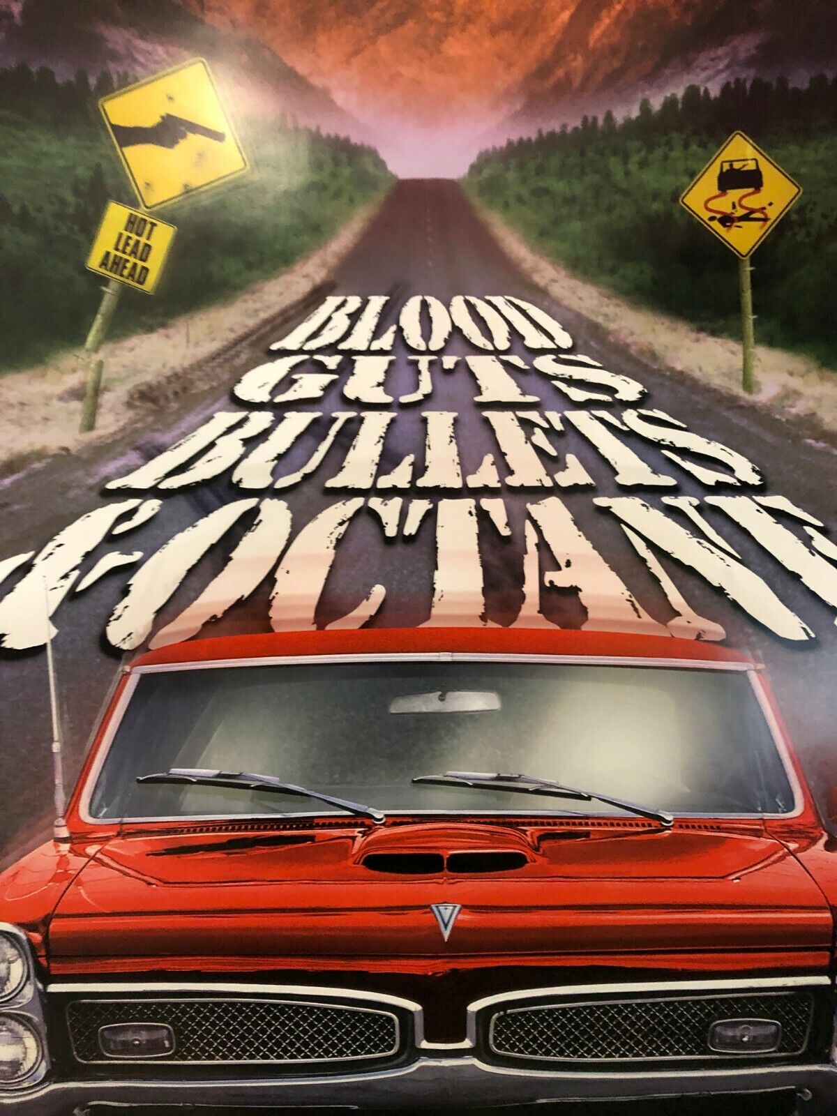 "Blood, Guts, Bullets, & Octane" Original Movie Theater Promo Poster Violence