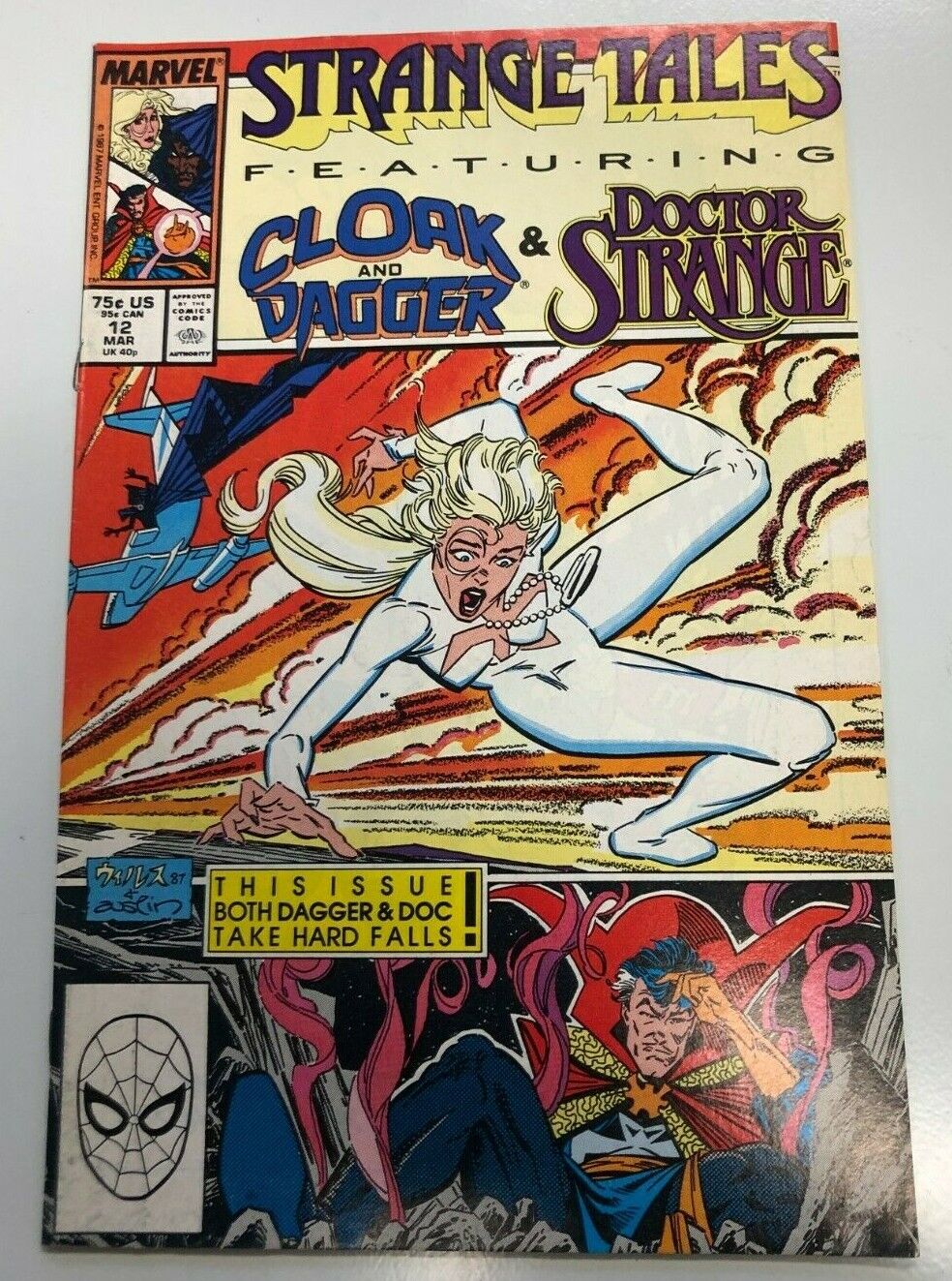 COMIC BOOK Marvel Comics Strange Tales W Cloak & Dagger & Doctor Strange #12