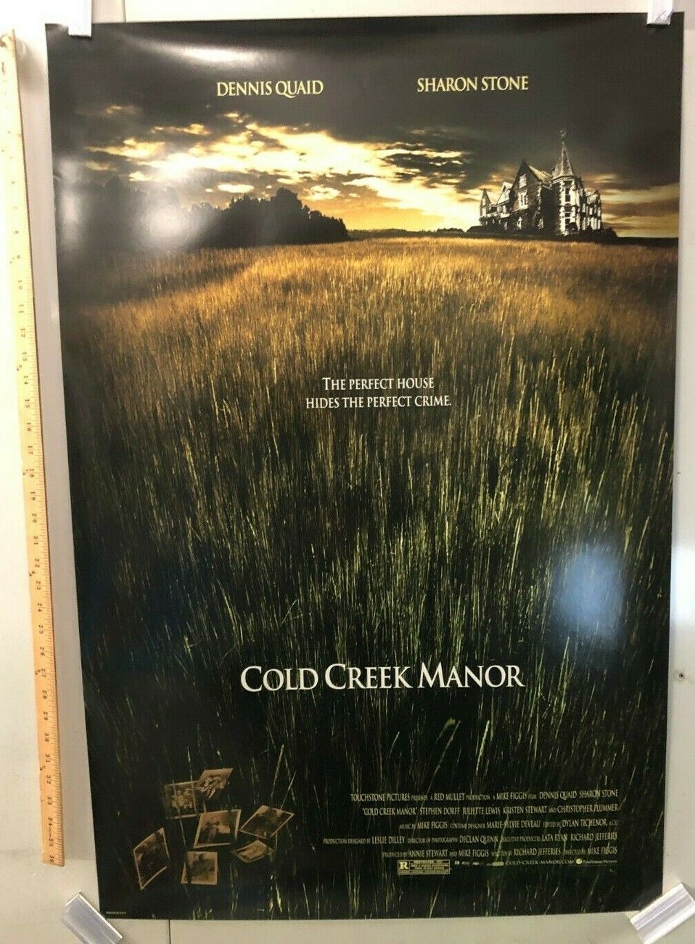 Cold Creek Manor Original Movie Theater Promo Poster Dennis Quaid Sharon Stone