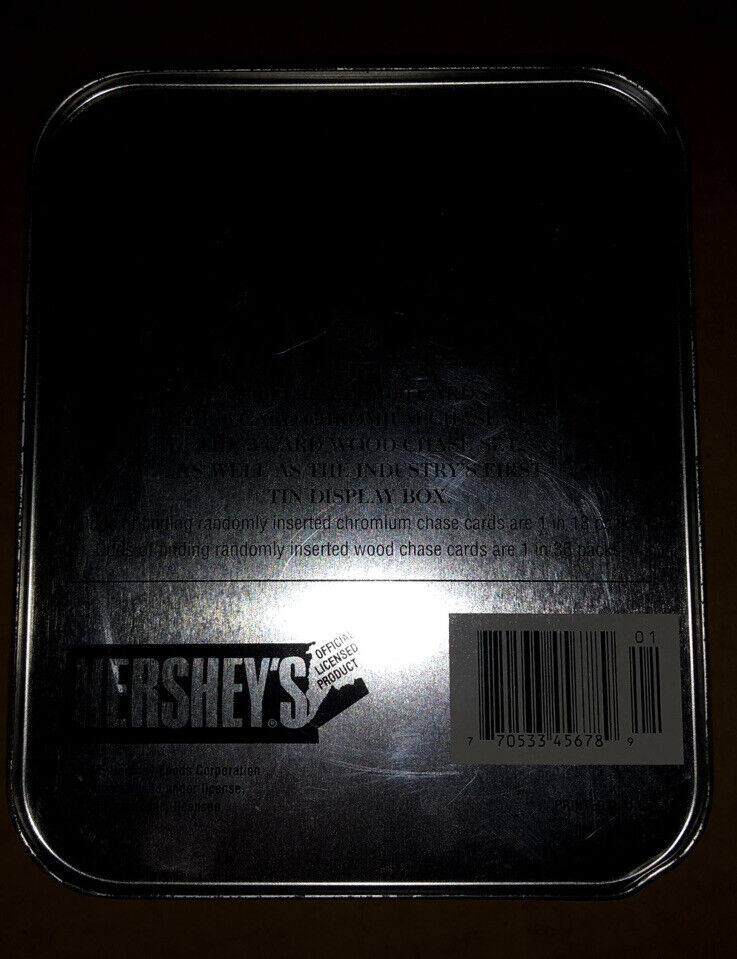 1995 Dart Hersheys Trading Cards The collector's Series Tin Can