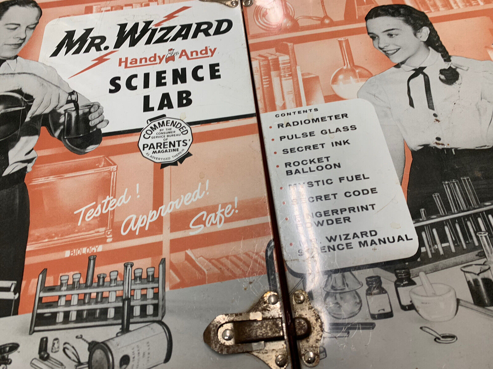 1950s Handy Andy Mr. Wizard Science Lab Super RARE! 