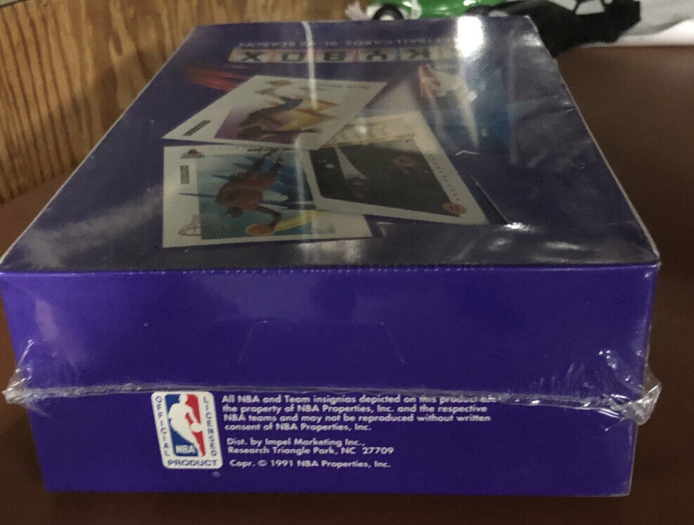 1991-92 Skybox Basketball Series 1 Factory Sealed Hobby Box - Jordan Box top