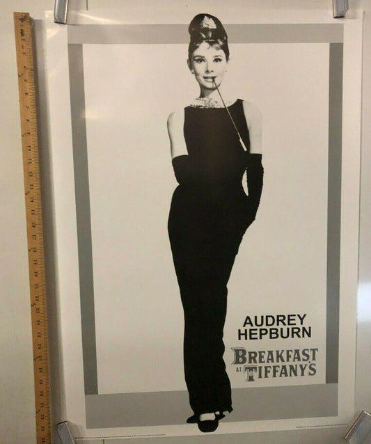 2001 Audrey Hepburn In Breakfast At Tiffany's Poster GB FP1083 Printed In UK