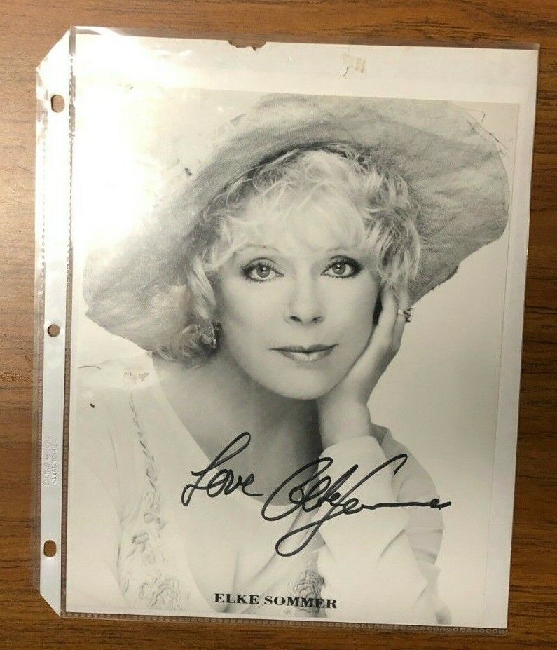 Autographed Headshot Of Elke Sommer German Actresses The Wrecking Crew Films