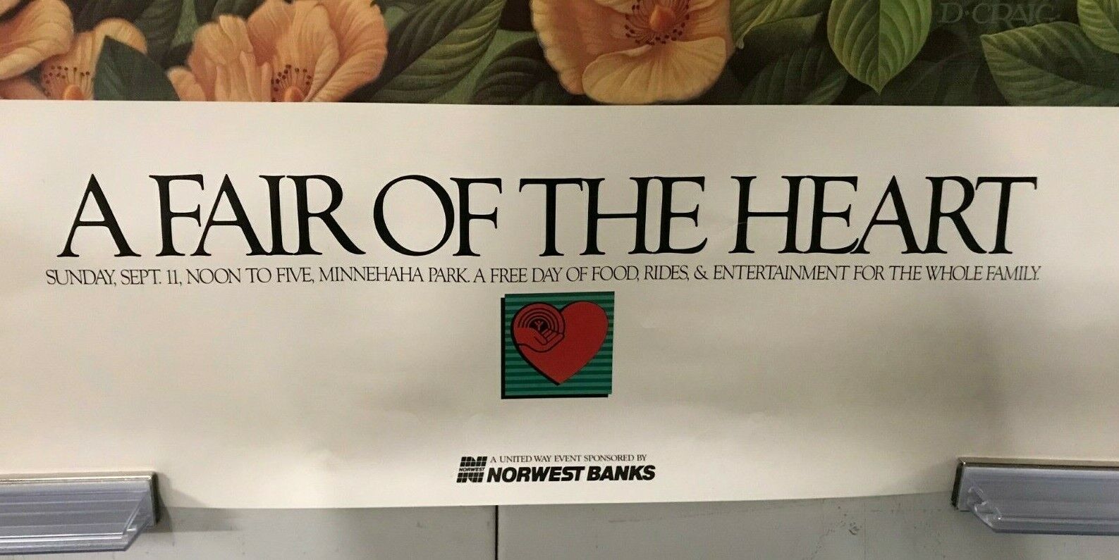 A Fair of the Heart Vintage Poster 20x28 Minnesota Summer Time Memorabilia NOS