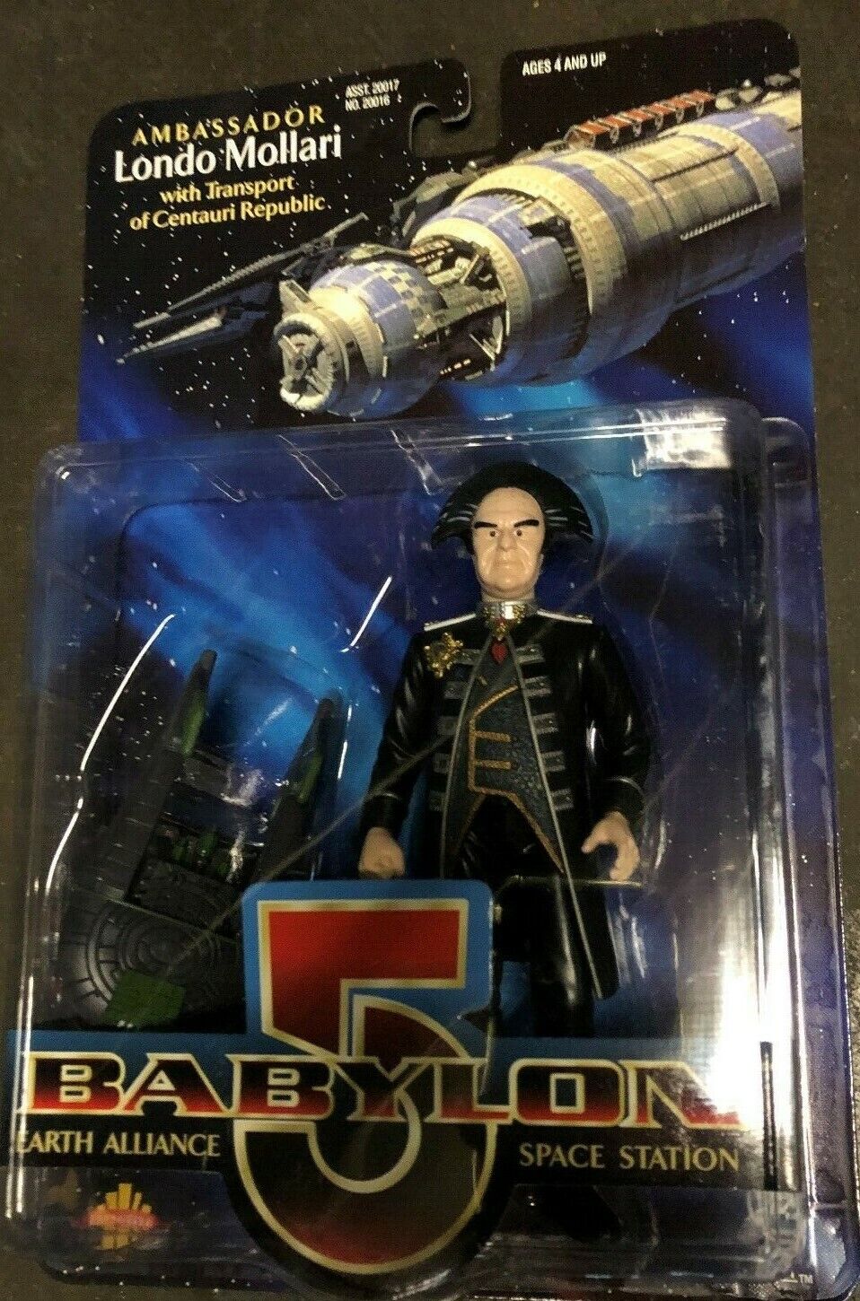 Babylon 5 Londo Mollari With Transport Of Centauri Republic Action Figure NIB 