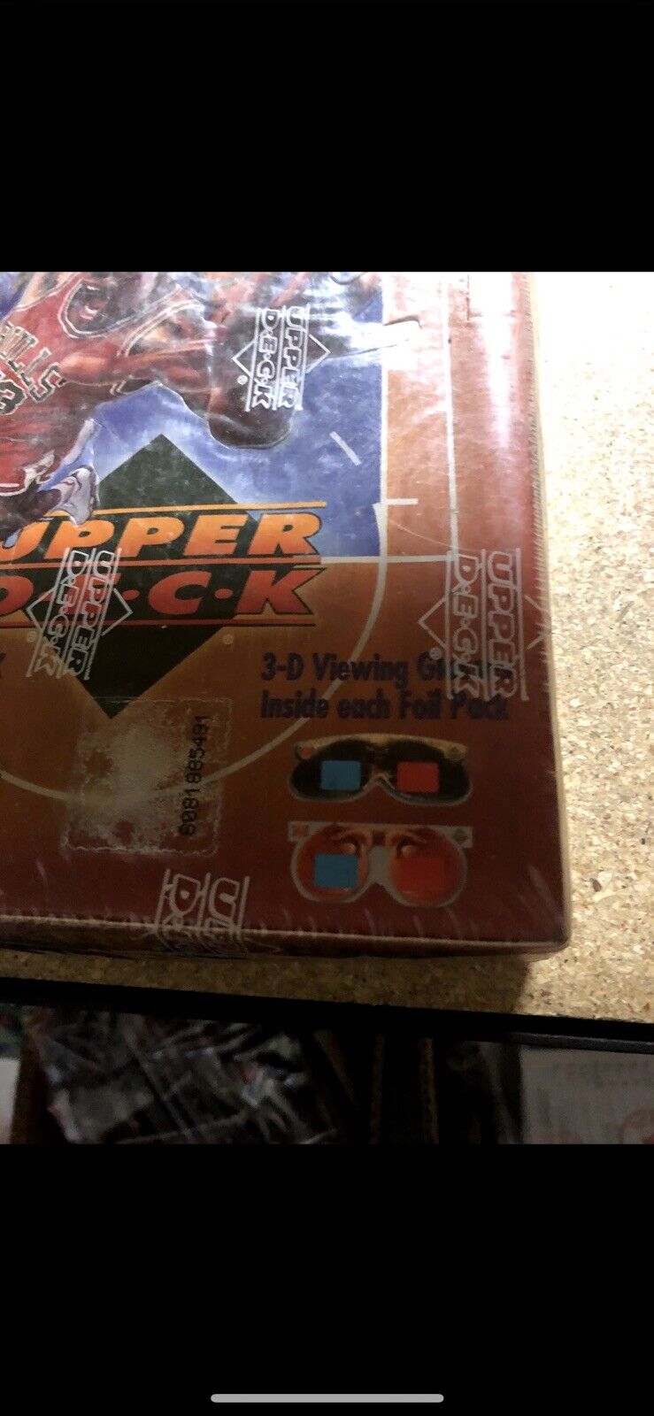 1993-94 Upper Deck Pro View 3D Basketball [Factory Sealed,5 Cards/48 Packs,Rare]