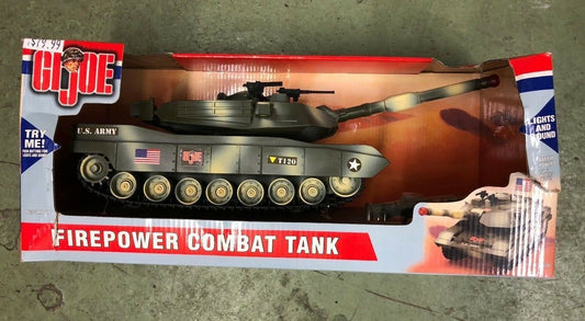 2001 GI Joe Lights and Sound Firepower Combat Tank * Military * Army * VHTF