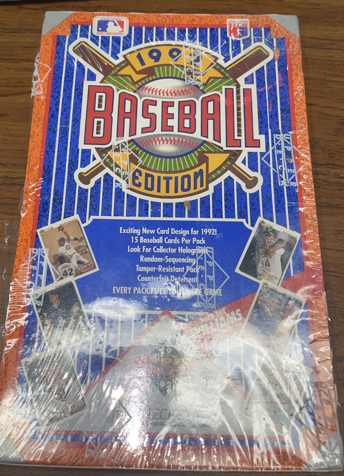 1992 Upper Deck Low Series 1 Baseball Hobby Box Factory Sealed Find the Williams