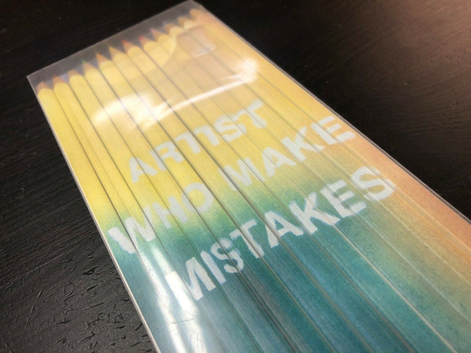 DAN COLEN - LIMITED EDITION COLOR PENCILS -  Artists Who Make Mistakes - Peanuts