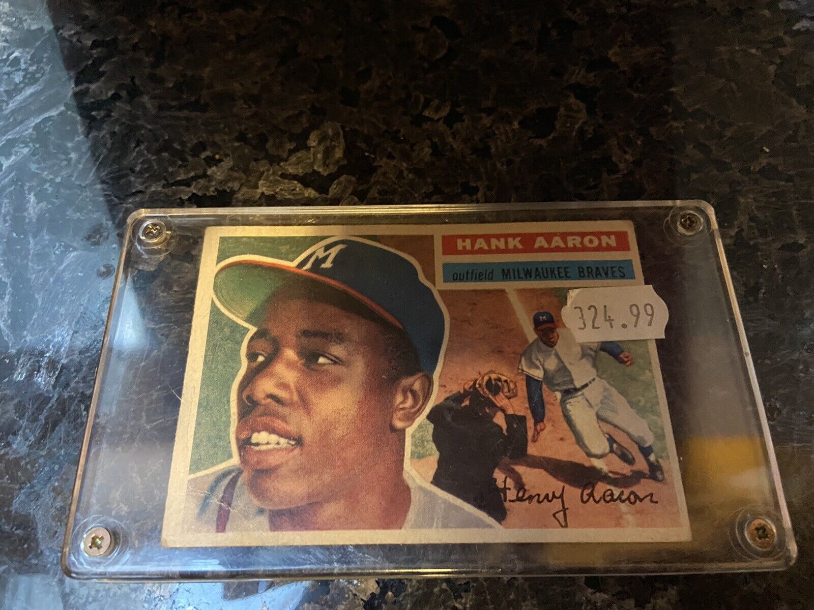 1956 Topps #31 Henry Hank Aaron HOF Milwaukee Braves VINTAGE 1950S