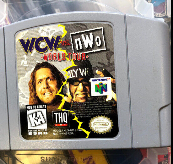 WCW vs. NWO World Tour - Nintendo N64 CIB Hulk Hogan THQ 1997 Rated K-A WWE