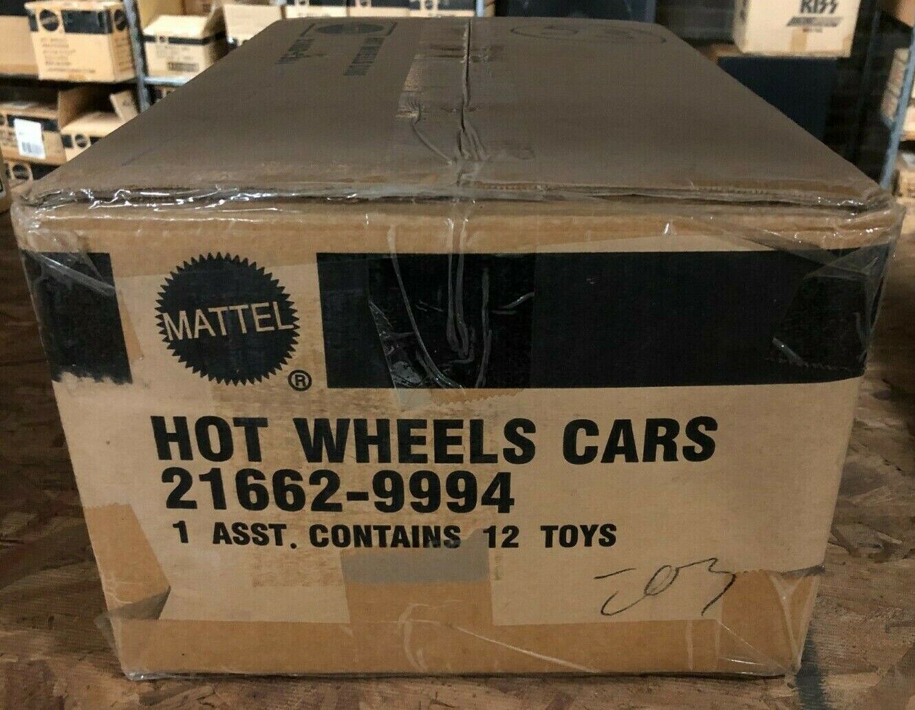 Factory Case Of 12 Sealed Hot Wheels Cars 21662-9994 Radical Rides Mattel China