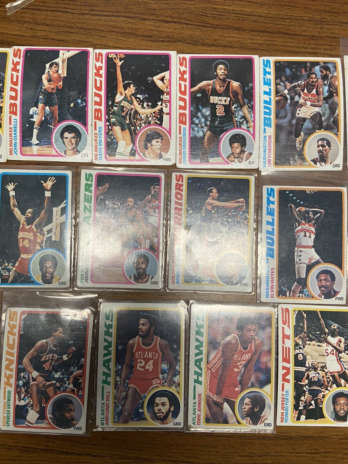 1978-1979 Topps Basketball  NBA Cards Lot 31 George Gervin Moses Malone Lanier