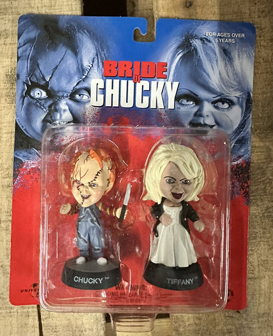 Bride Of Chucky Movie Chucky Little Big Heads Figures Sideshow Toys CASE FRESH