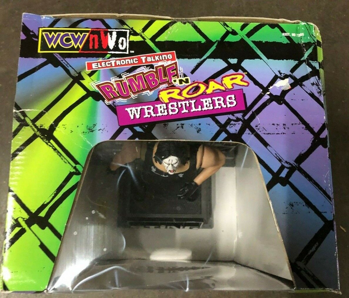 VINTAGE WCW NWO Electronic Rumble N' Roar Wrestlers "Sting" Toy Biz 1999