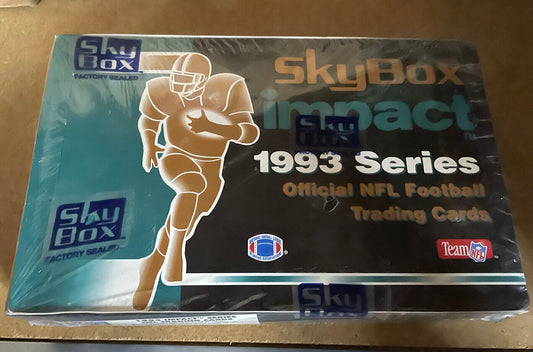 Factory Sealed 1993 Series Skybox Impact NFL Football Box 36 Packs Hobby RARE 