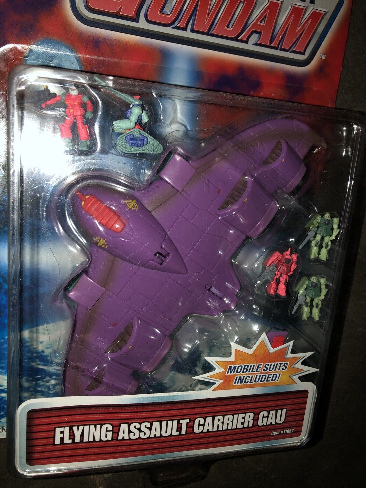 Ban Dai Mobile Suit Gundam Flying Assault Carrier GAU Dela3508 RARE FIND