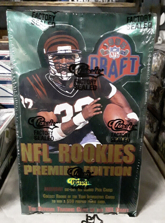 1995 CLASSIC NFL FOOTBALL DRAFT PICKS ROOKIES PREMIER EDITION SEALED WAX BOX