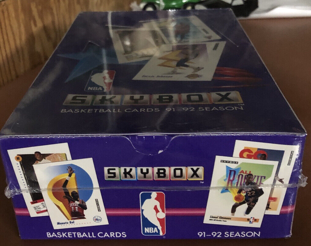 1991-92 Skybox Basketball Series 1 Factory Sealed Hobby Box - Jordan Box top