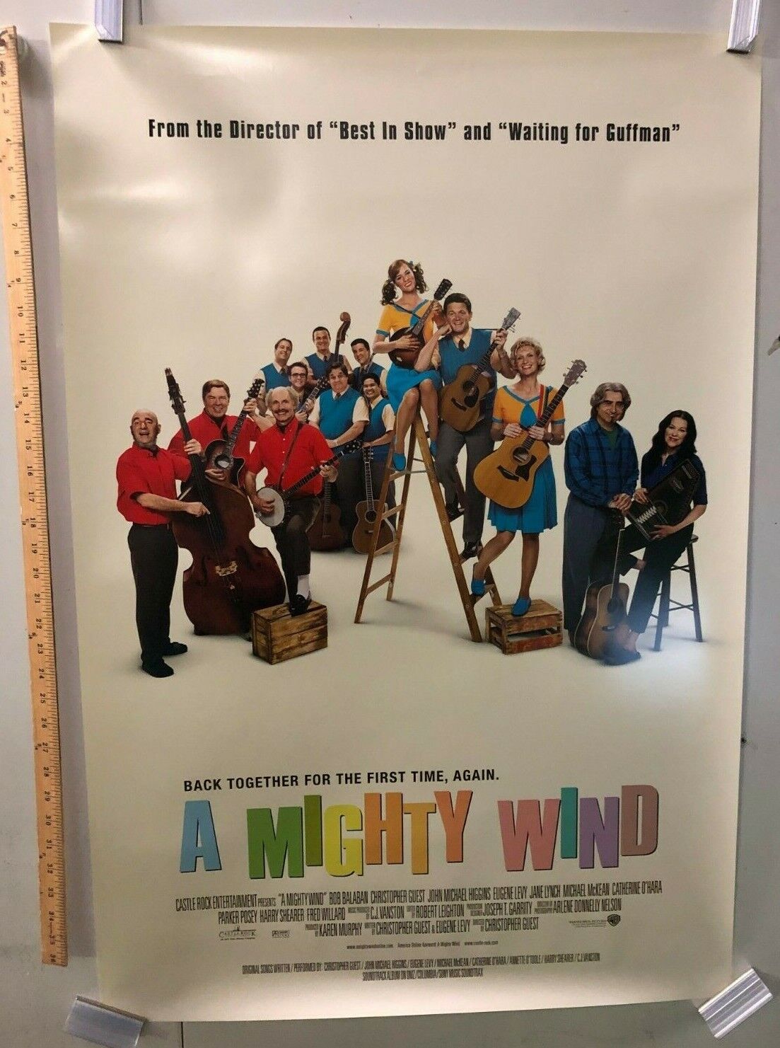 A Mighty Wind Original Movie Theater Poster Jane Lynch 2003 Castle Rock Ent.