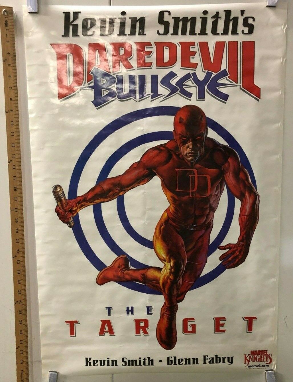 COMIC BOOK POSTER 2002 Dare Devil Bullseye The Target Kevin Smith Glenn Fabry 