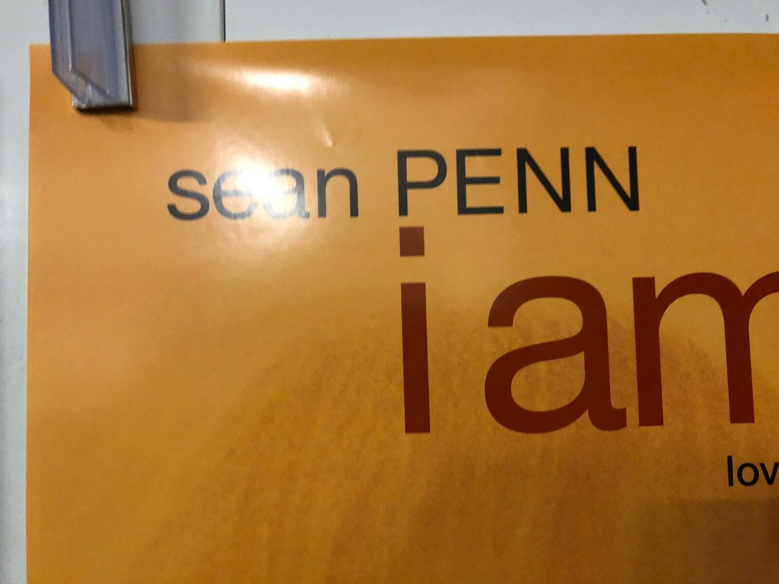 "I Am Sam" Original Movie Theater Promo Poster Sean Penn 2001 Classic Film