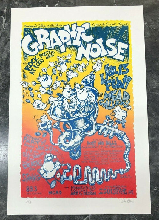 Dwitt - 2005 - Graphic Noise, Rock Posters At 1,000 dBS @ MCAD Gallery