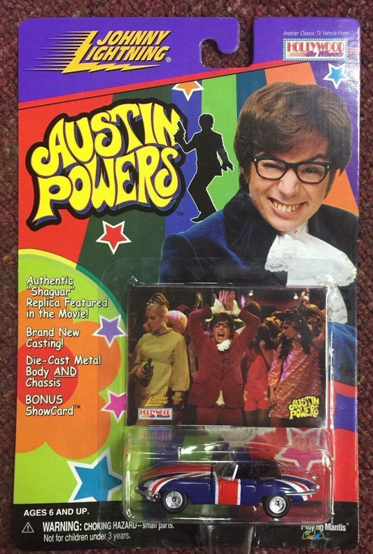 AUSTIN POWERS "Shaguar" Jaguar - 1999 Johnny Lightning HOLLYWOOD on WHEELS