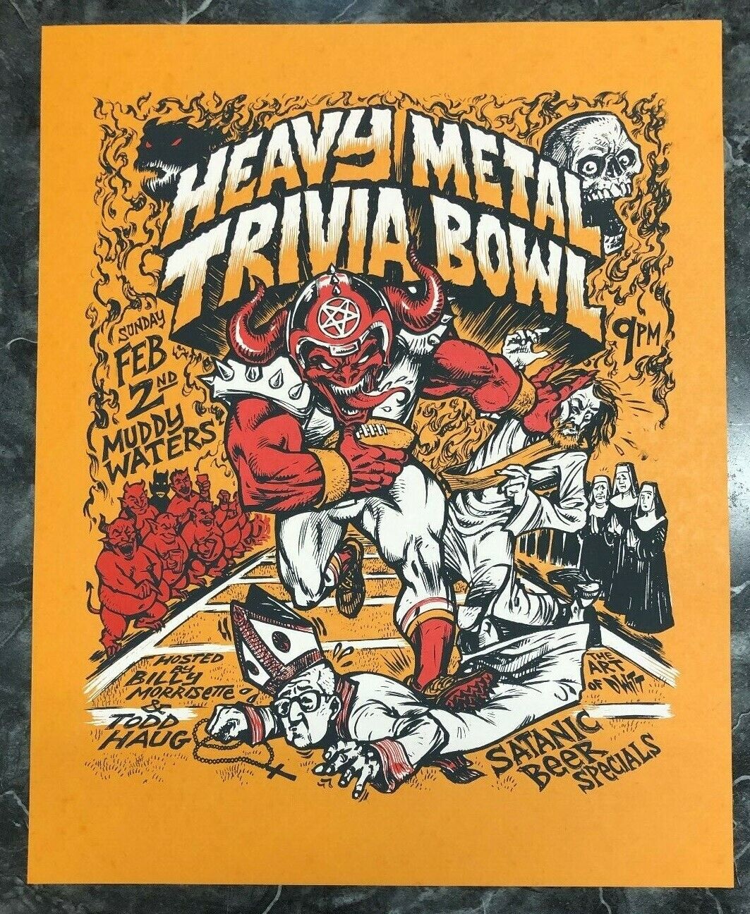 Dwitt - Heavy Metal Trivia Bowl Sunday February 2nd @ Muddy Waters