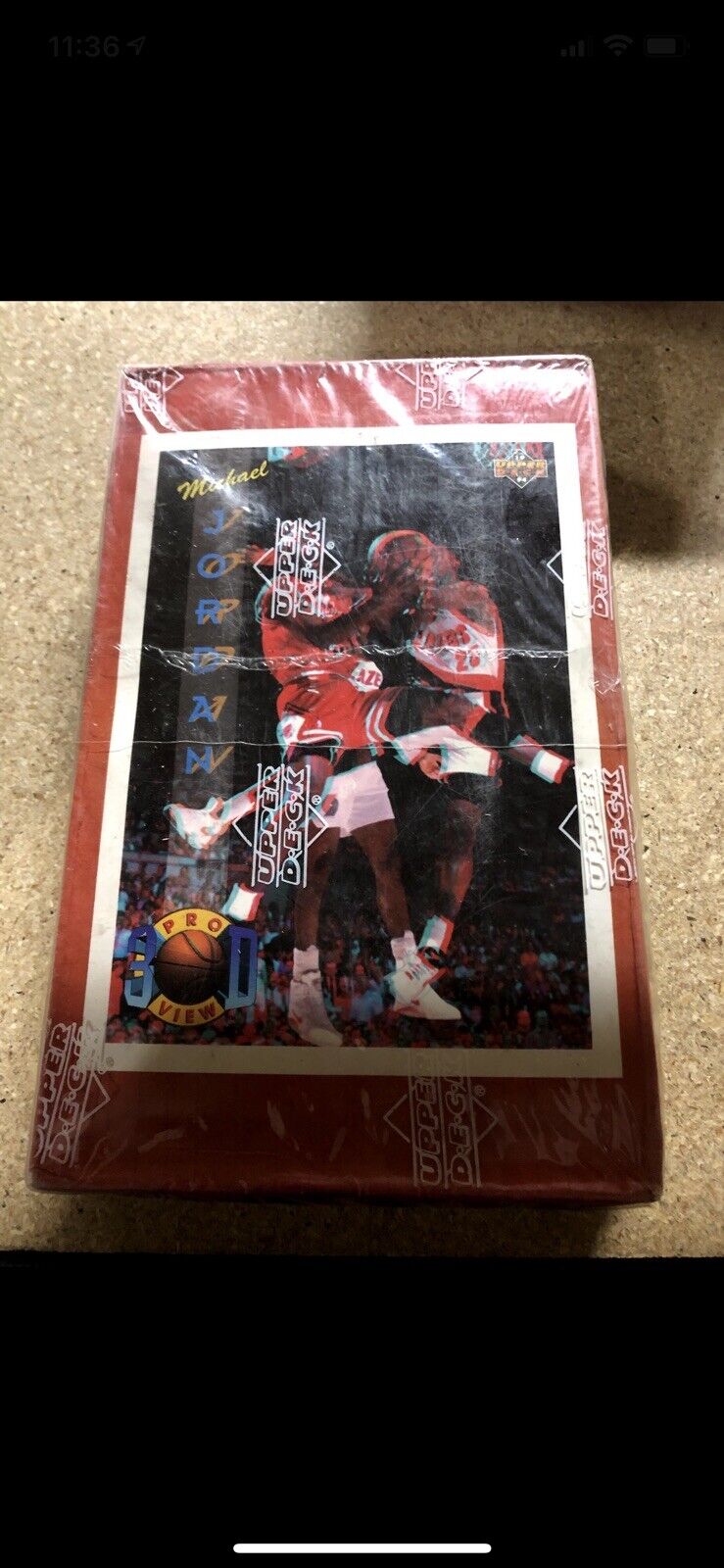 1993-94 Upper Deck Pro View 3D Basketball [Factory Sealed,5 Cards/48 Packs,Rare]