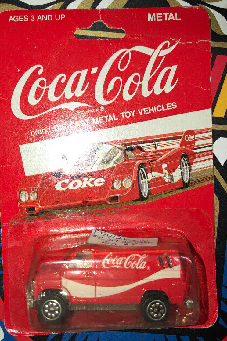 1979 COCA COLA DIE CAST METAL TOY VEHICLES DELIVERY RED WHITE VINTAGE