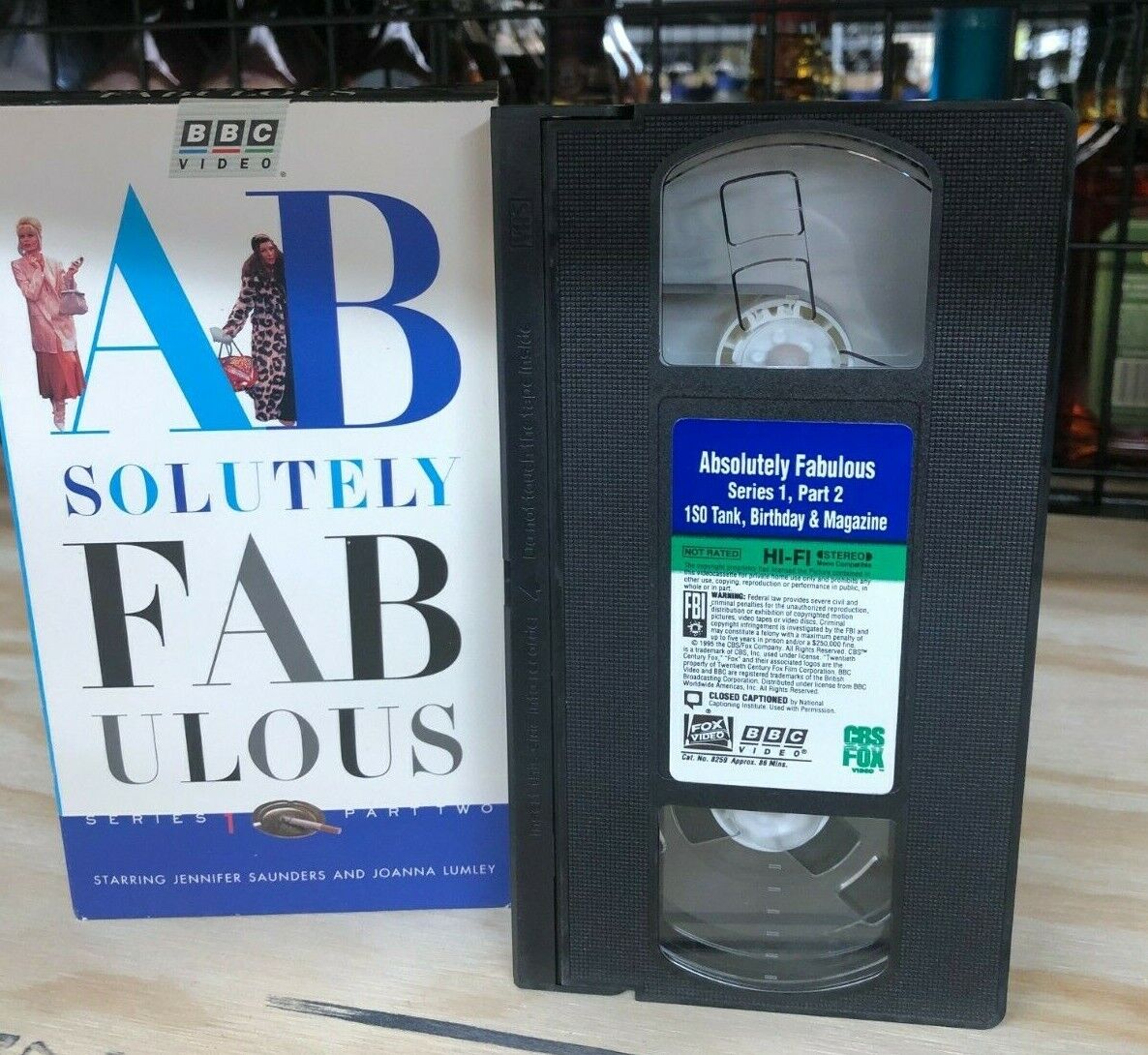 1995 FOX Video VHS "Absolutely Fabulous" Series 1 Part 2 BBC Jennifer Saunders 