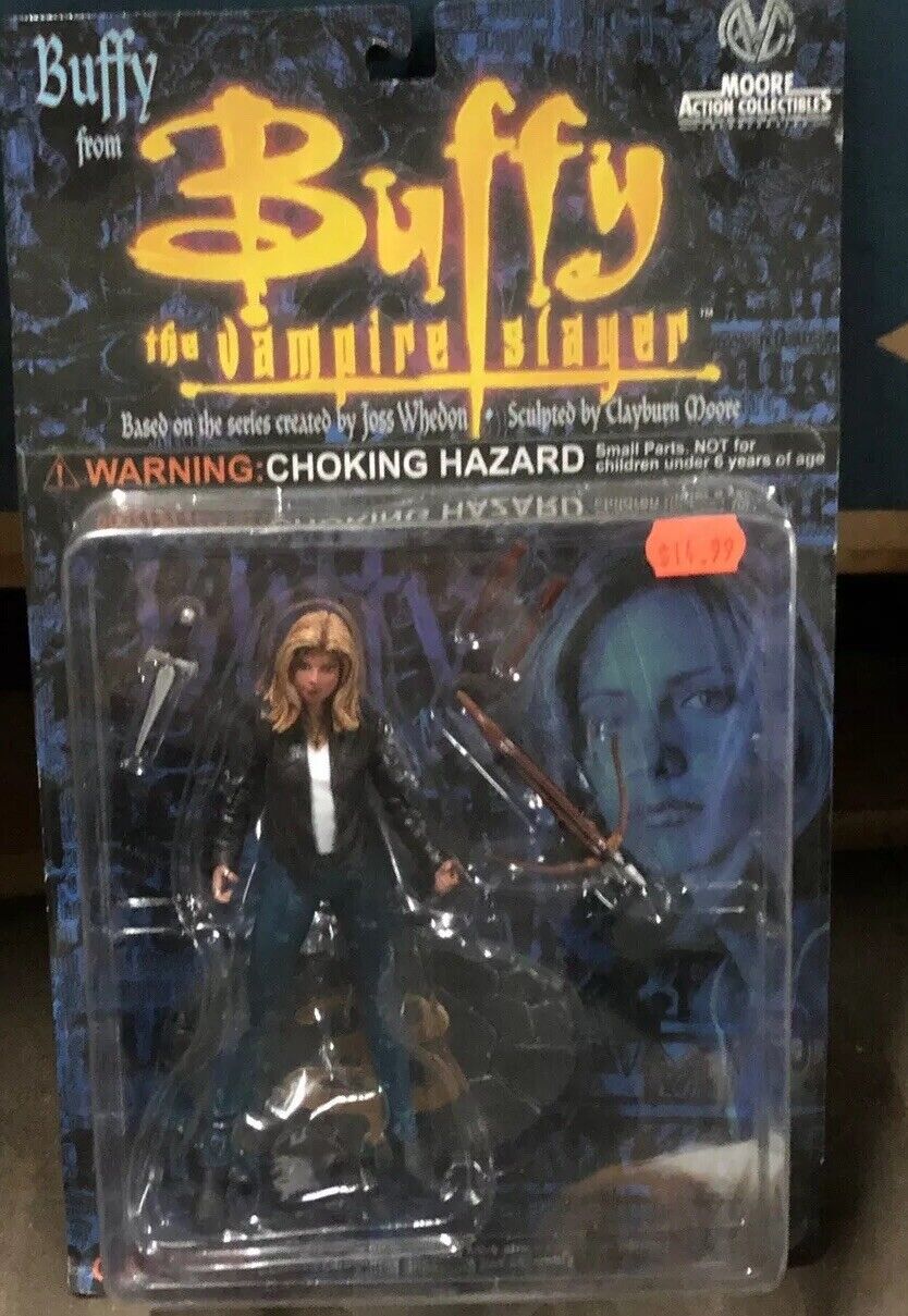 BUFFY THE VAMPIRE SLAYER ACTION FIGURE Leather Jkt Moore Collectibles 2000 1225