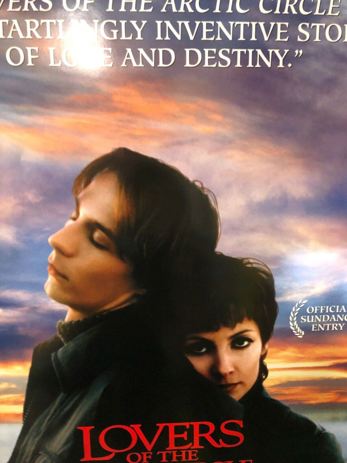 "Lovers Of The Arctic Circle" Original Movie Theater Promo Poster 1998 Indie