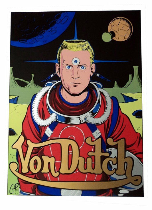 Coop - 1996 - Von Dutch Art Print Spaceman Cyclops Iconic Graphic Artists Legend