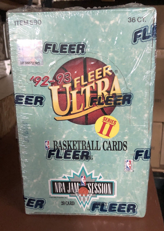 1992-93 Fleer Ultra Series 2 Two Basketball Factory Sealed Hobby Box Shaq RC?