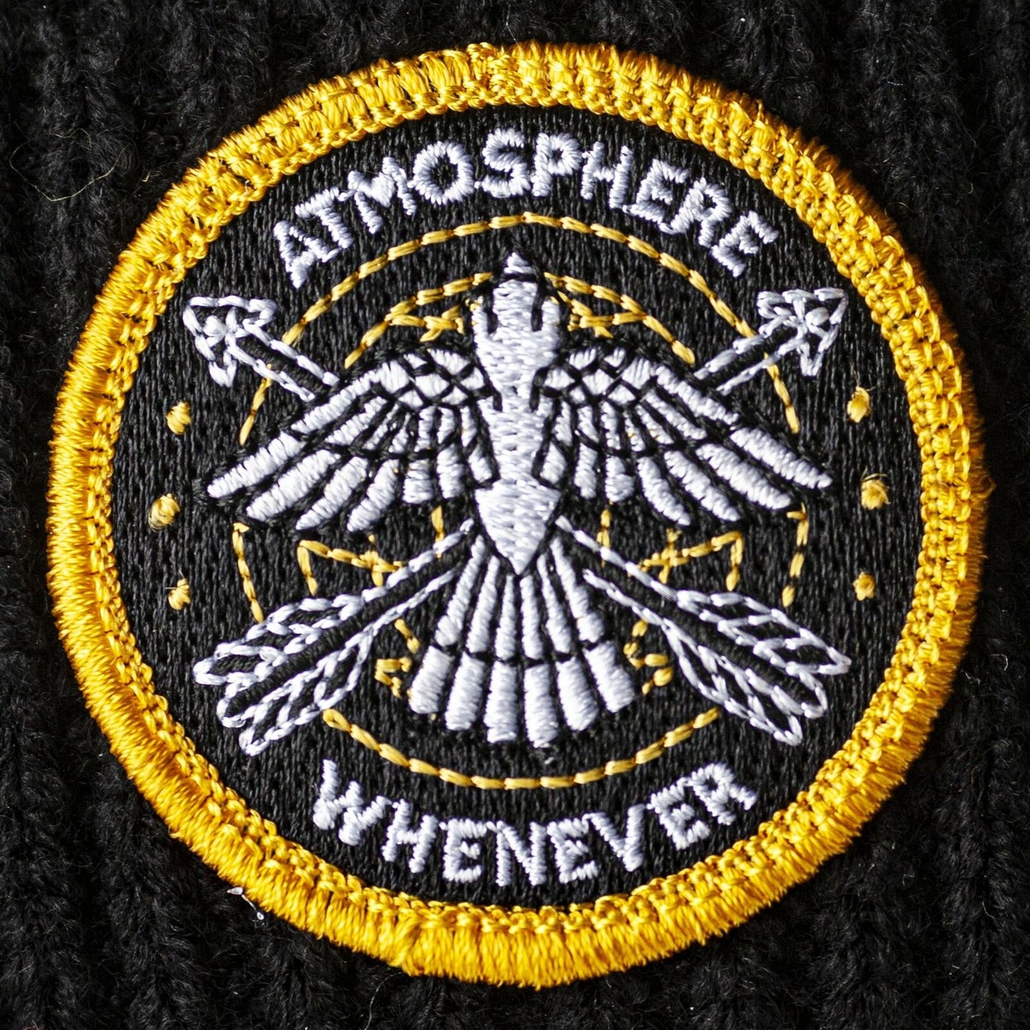  ATMOSPHERE "WHENEVER" KNIT HAT Black Rhymesayers Slug Ant Minneapolis Hip-hop 