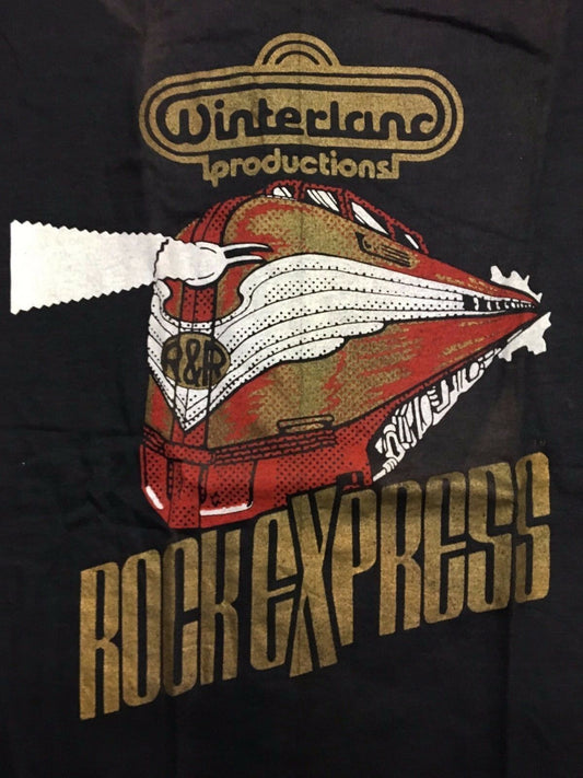 WINTERLAND PRODUCTIONS T-SHIRT ROCK EXPRESS- NOS VINTAGE CLASSIC 