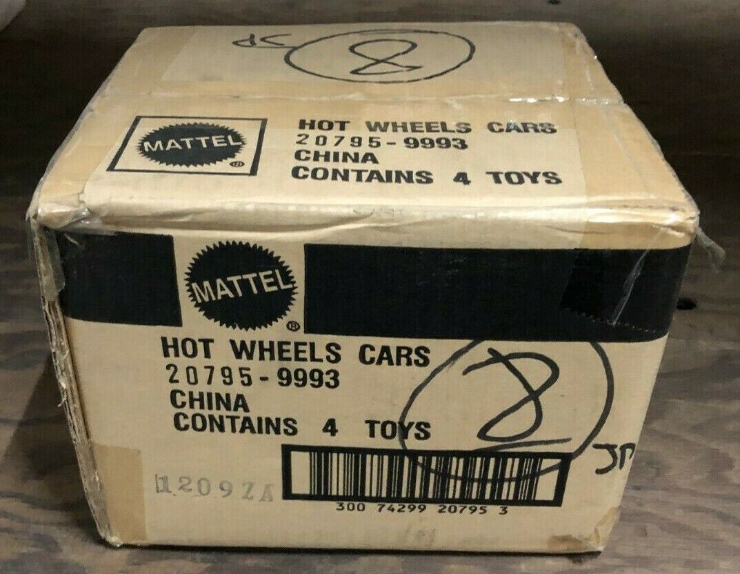 Factory Case Of 4 Sealed Hot Wheels Cars Muscle Car Series 1 20795-9993 VTG