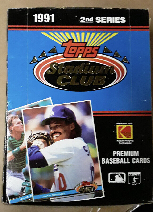 1991 Topps Stadium Club Premium Baseball Series 2 Wax Box 36ct Luis Gonzalez