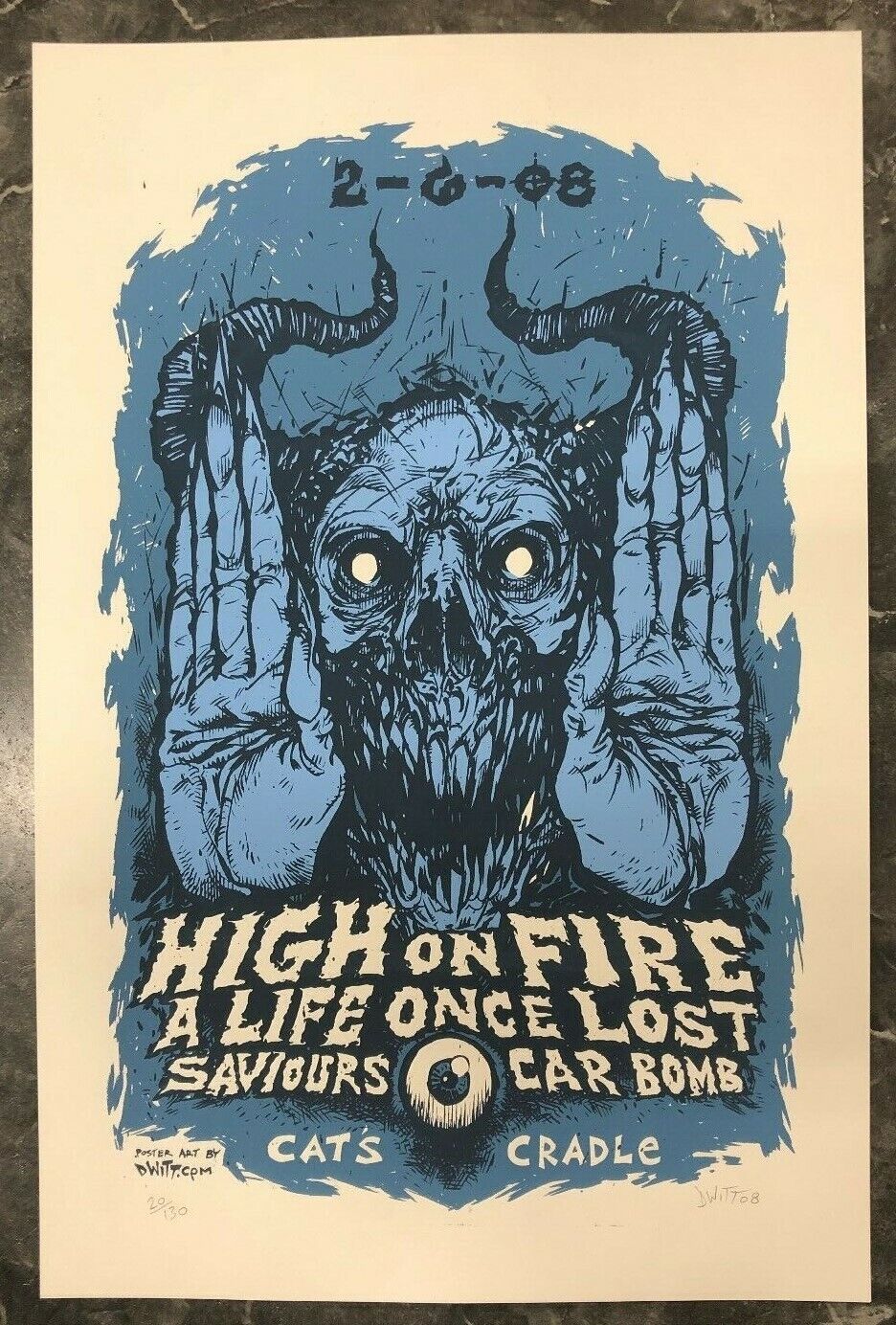 Dwitt - 2008 - High On Fire W/ A Life Once Lost, Saviours, & Car Bomb 