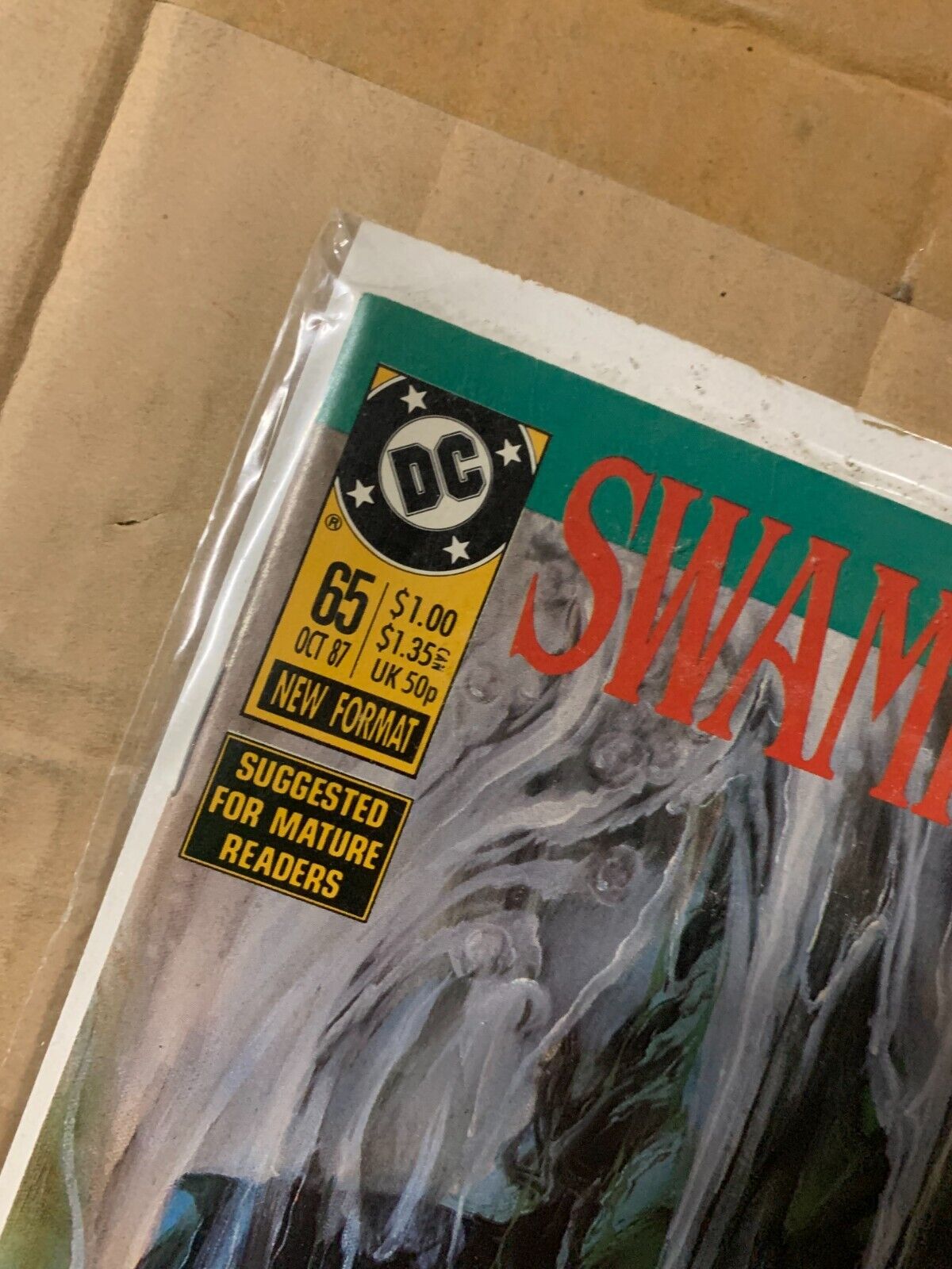 DC Comics "Swamp Thing" #65 (1987 2nd Series) John Constantine Guest Star