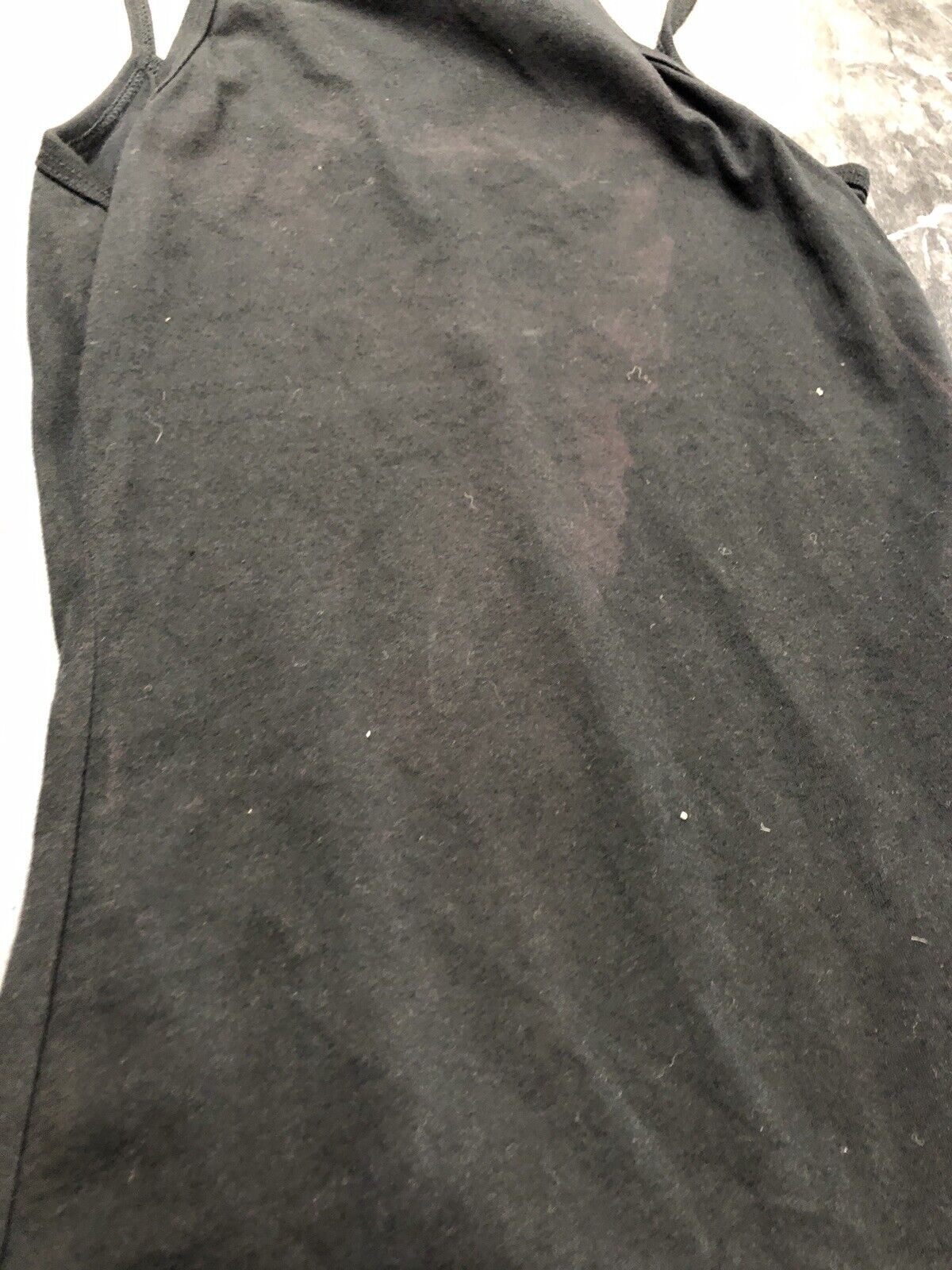 Vintage Woman’s Tank Top -  Immortal Anvil Brand Face Size Small S Black