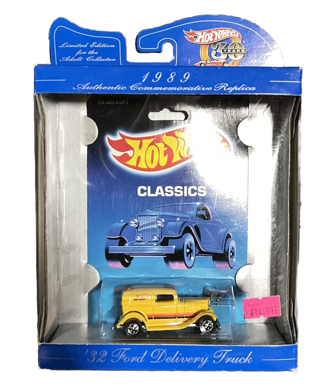 30th Anniversary Replica HOT WHEELS "Classics" '32 FORD DELIVERY TRUCK