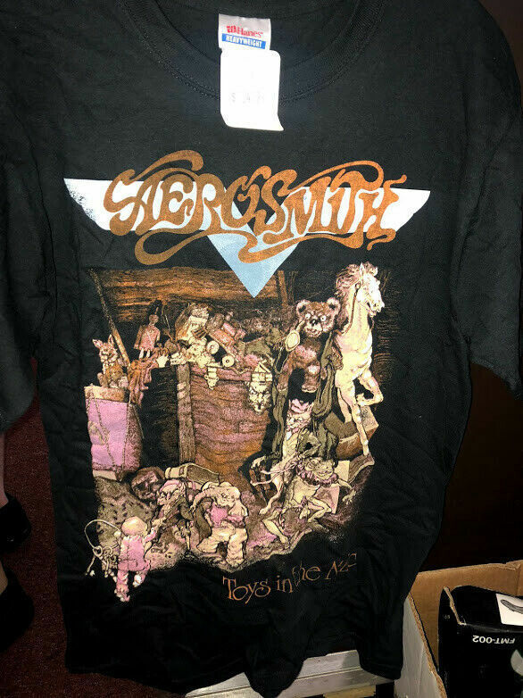 Aerosmith Toys in The Attic T Shirt Vintage Size Medium April 8, 1975 STONES