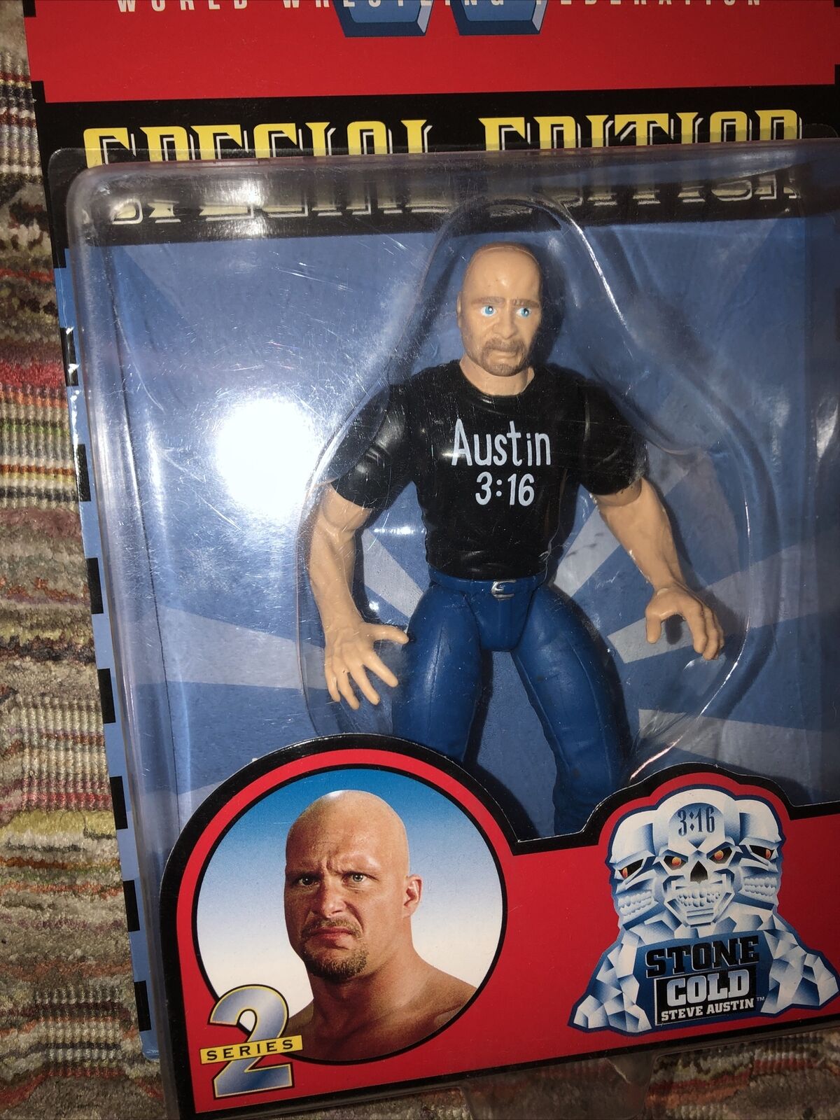 WWF Special Edition Series 2 Stone Cold Steve Austin Action Figure NEW WHAT!