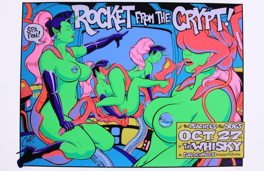 Coop - 1995 - Rocket From the Crypt Concert Poster