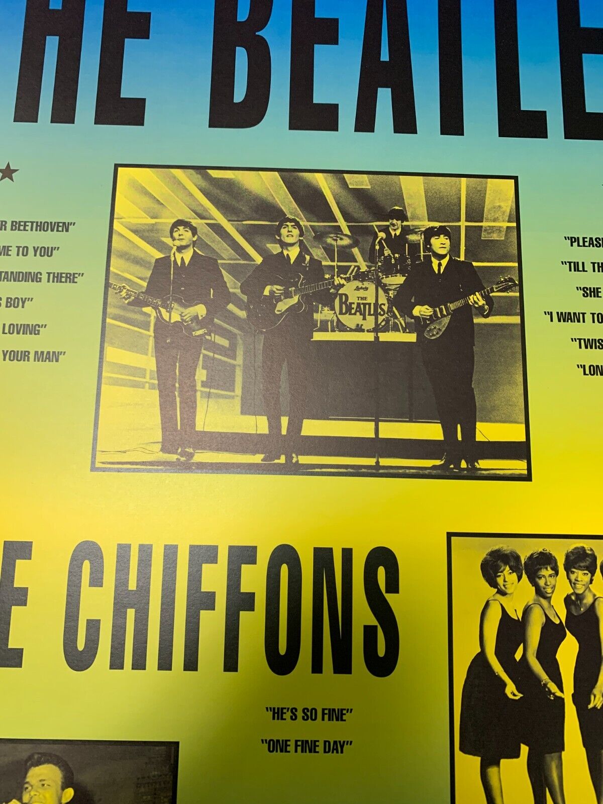 Wig - The Beatles First United States Concert Print W/ The Chiffons 1964 (1994)