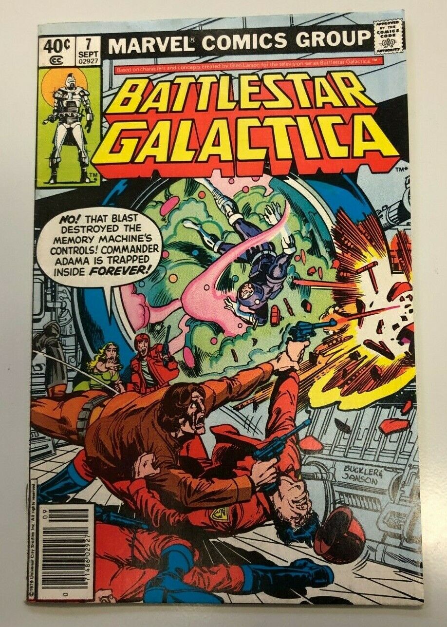 COMIC BOOK Marvel Comics Battlestar Galactica 1979 #7 Iconic Sci Fi Space 